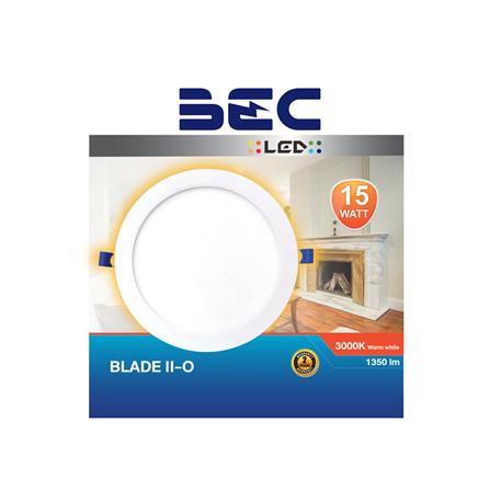 ดาวน์ไลท์ LED BEC BLADE II-O 7 นิ้ว 15 วัตต์ WARM WHITE สีขาว_2