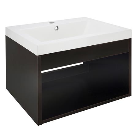 อ่างล้างหน้าเคาน์เตอร์ HAFELE 495.60.982 สีขาว/ดำ_0