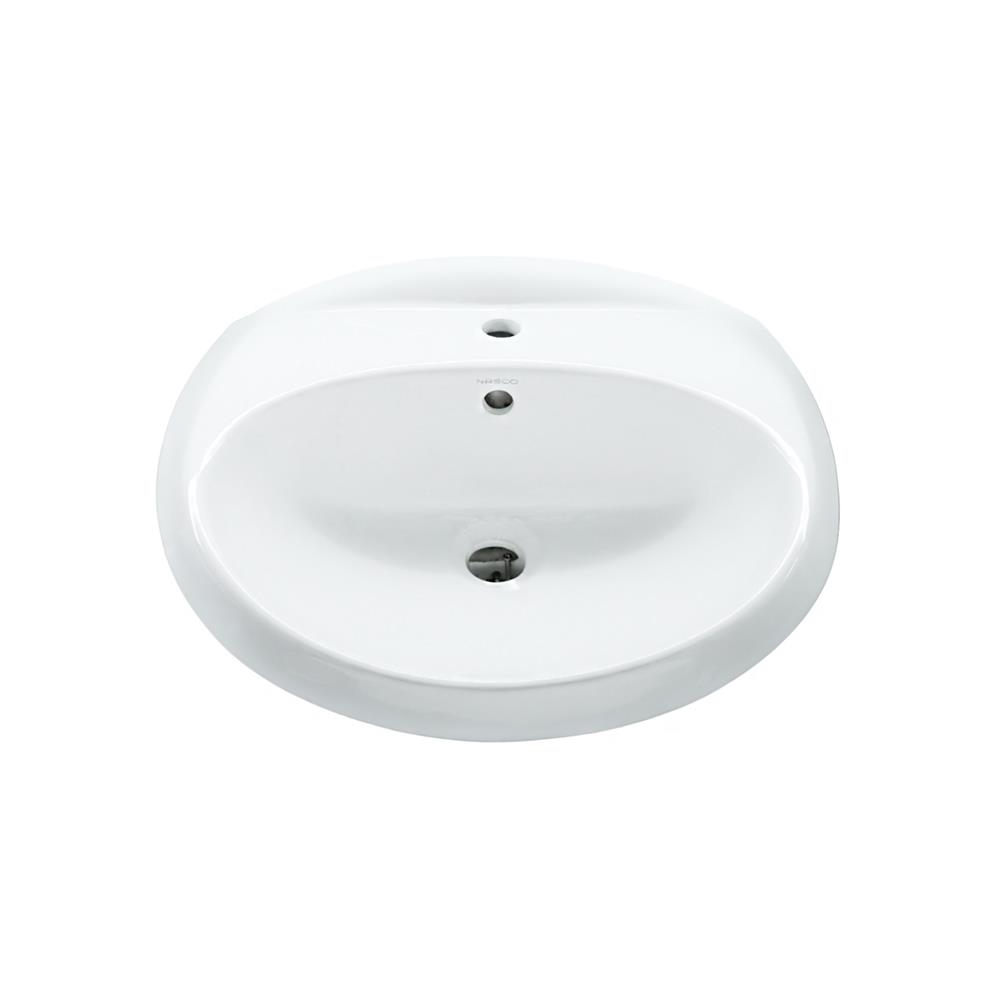 อ่างล้างหน้าแขวน NL-093-WA สีขาว