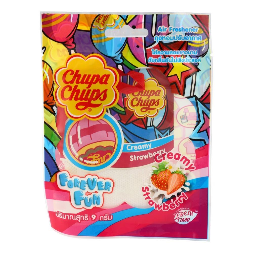 น้ำหอมปรับอากาศ CHUPA CHUPS  9g CREAMY STRAWBERRY
