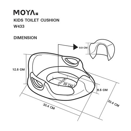 ฝารองนั่งเด็กเสริมฟองน้ำ MOYA W433_5