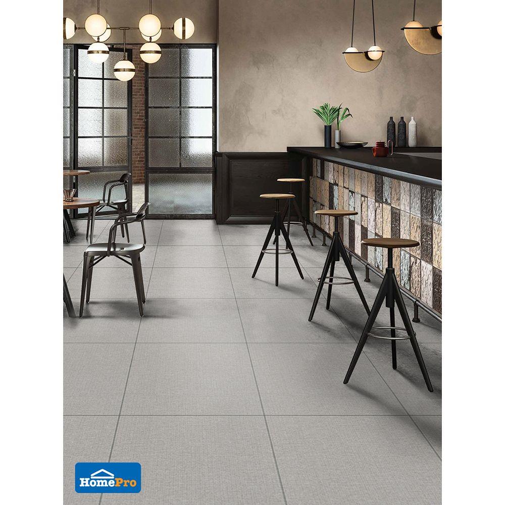 กระเบื้องพื้น 60x60 ซม. มิลเลน เทา 1.44M2