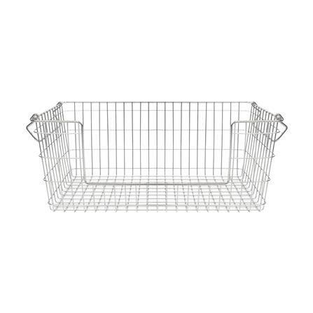 ตะกร้าสเตนเลสเหลี่ยมแบบเปิดหน้าซ้อนได้ L KECH_1