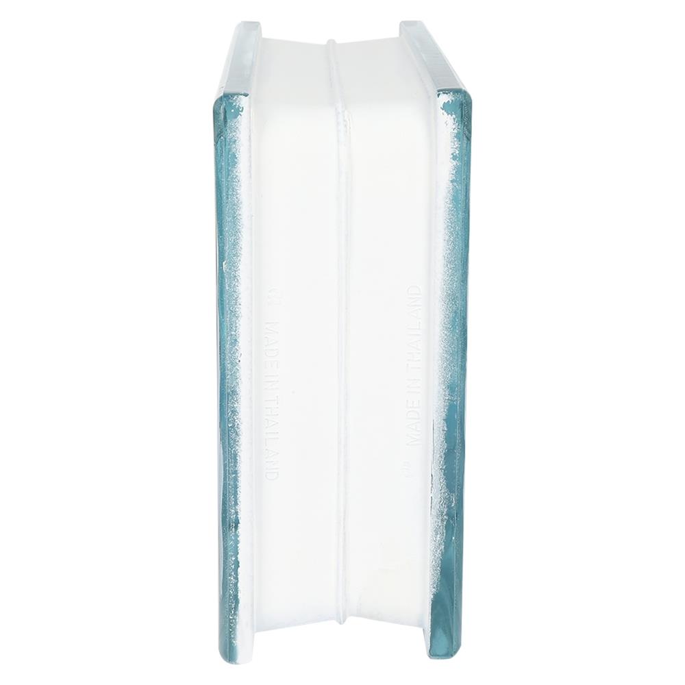 อิฐแก้ว 19x19x8 ซม. ช้างแก้ว พริ้วแก้ว NEXT สีใส