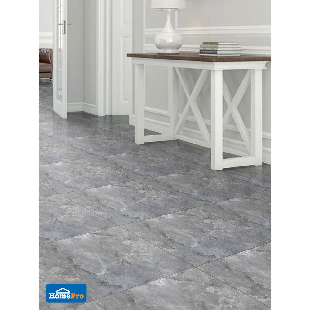 กระเบื้องพื้น 50x50 ซม. อีวาน เทา 1M2