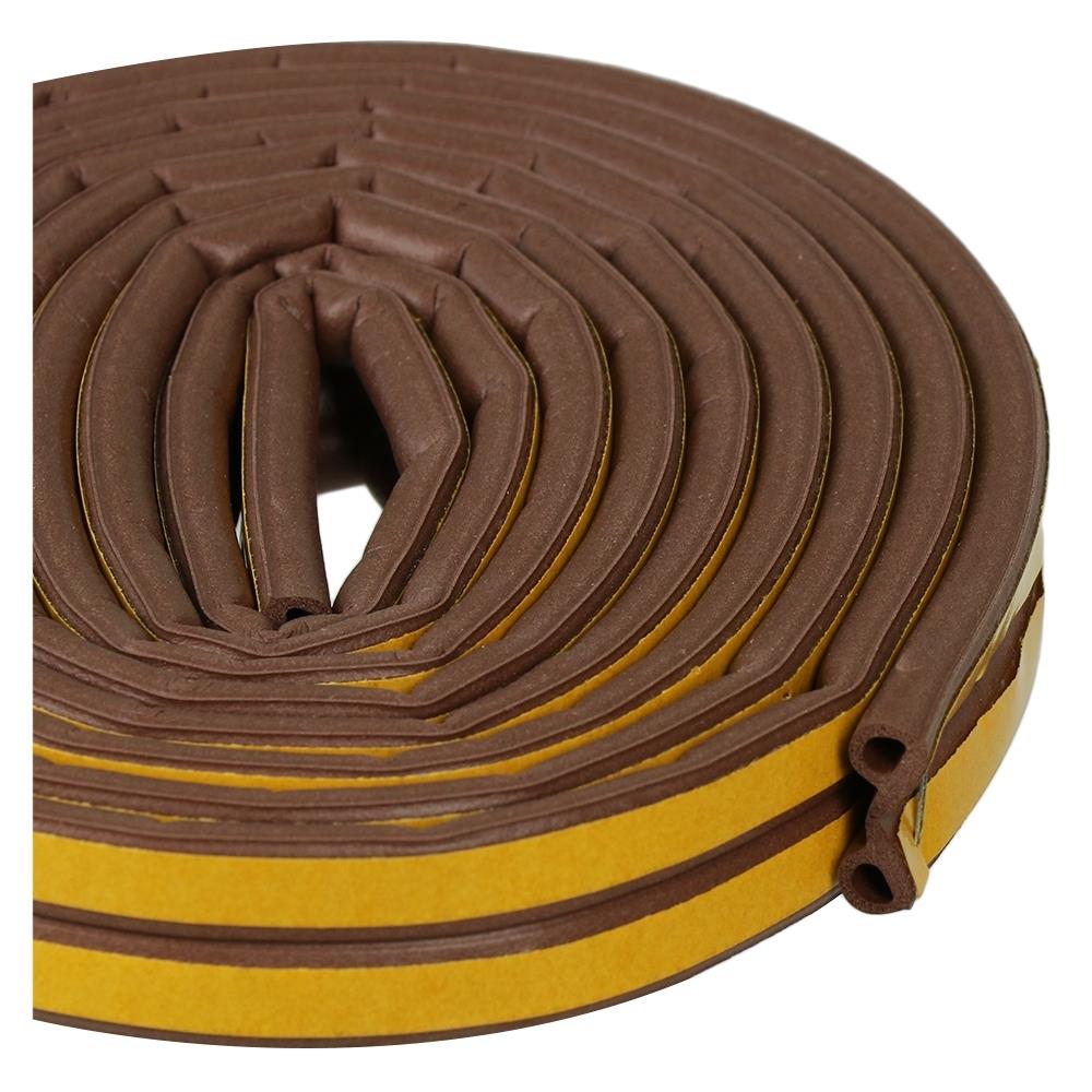 ซีลยางประตู DEXZON P-PROFILE 5.5X9 มม. 5ม. สีน้ำตาล