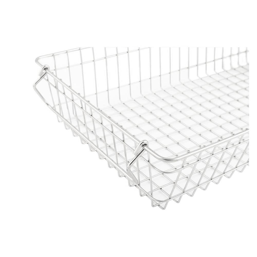 ตะกร้าสเตนเลสORGAN 46x26x9 ซม. ซ้อนได้ L KECH