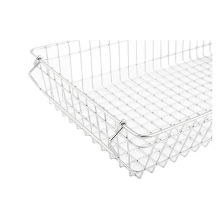 ตะกร้าสเตนเลสORGAN 46x26x9 ซม. ซ้อนได้ L KECH_2