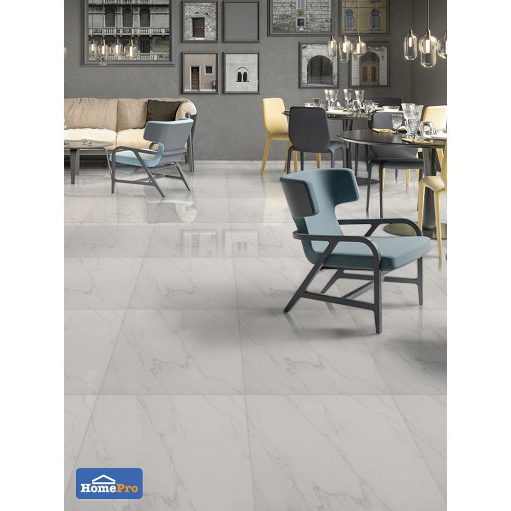 กระเบื้องพื้น 50x50 ซม. TARA คาลวิน ขาว