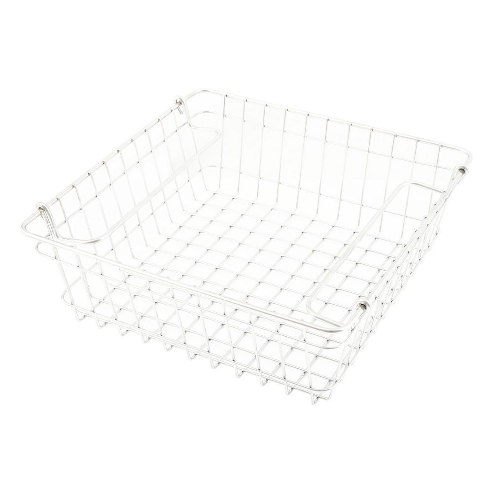 ตะกร้าสเตนเลส ORGAN 26x26x9 ซม. ซ้อนได้ S KECH