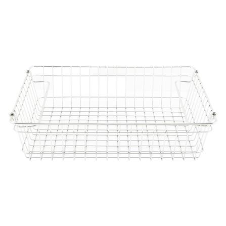 ตะกร้าสเตนเลสORGAN 36x26x9 ซม. ซ้อนได้ M KECH