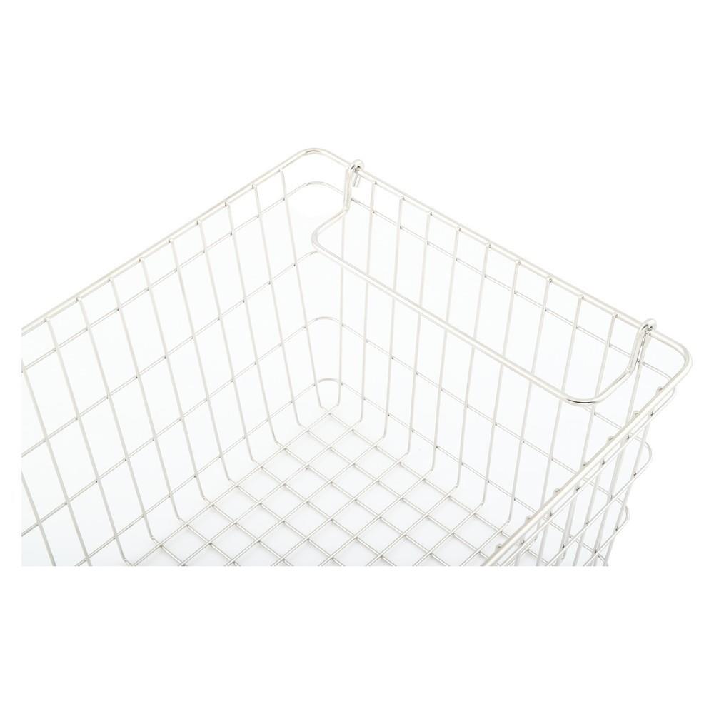 ตะกร้าสเตนเลส ORGAN 36x26x19 ซม. ซ้อนได้ M KECH