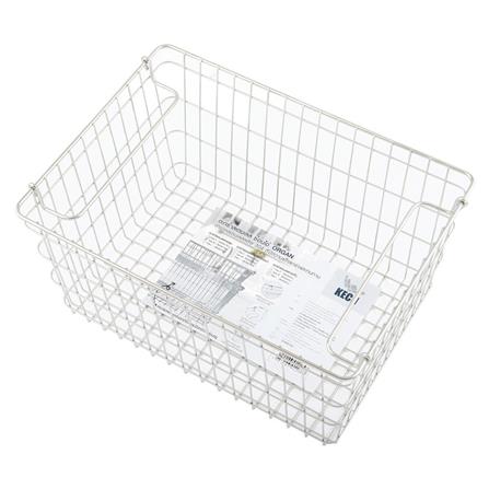 ตะกร้าสเตนเลส ORGAN 36x26x19 ซม. ซ้อนได้ M KECH_1