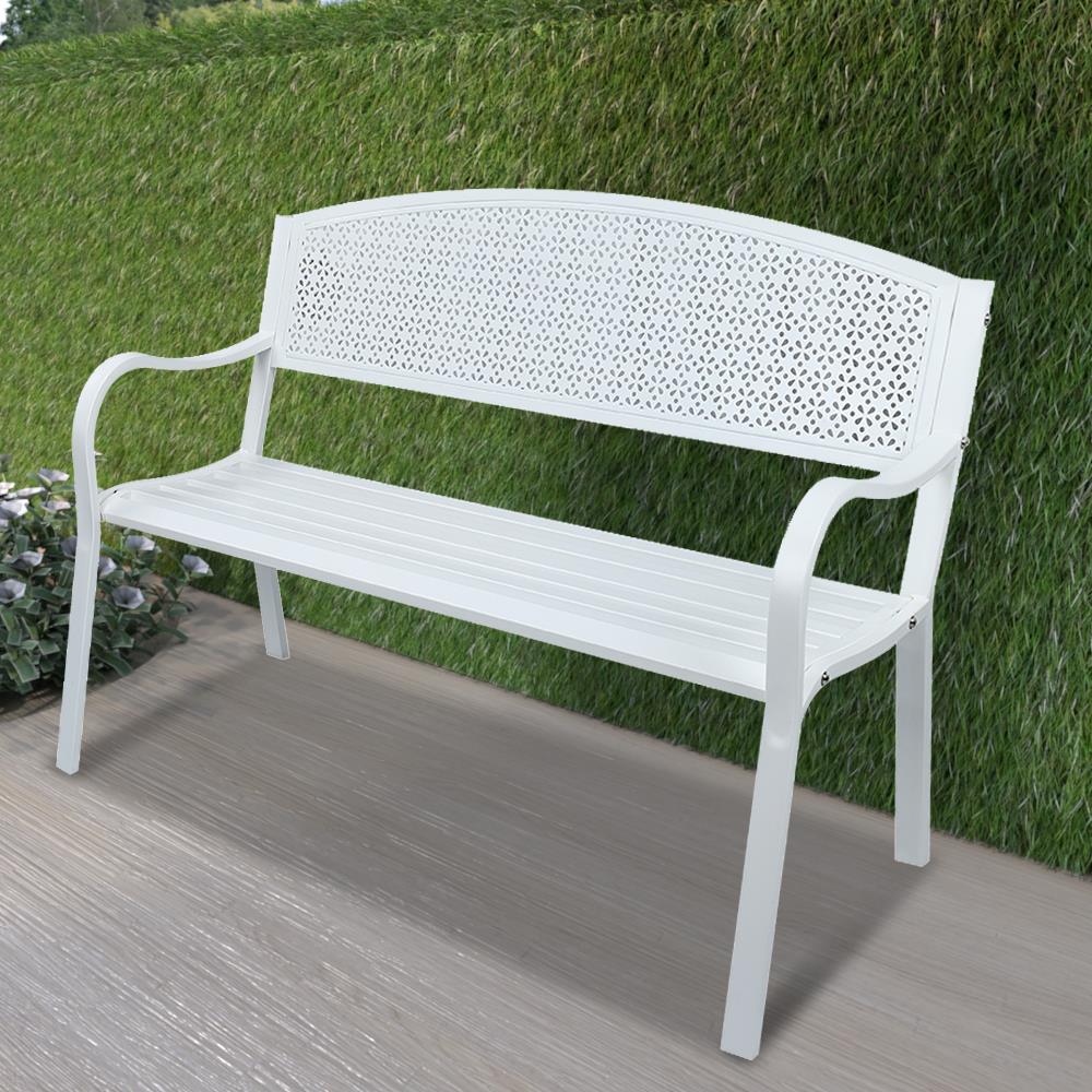 ม้านั่งสนาม SPRING AURORA สีขาว