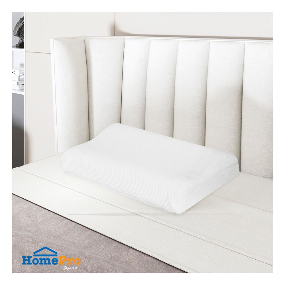 หมอนสุขภาพ ยางพารา HOME LIVING STYLE MINI 12x20 นิ้ว สีขาว