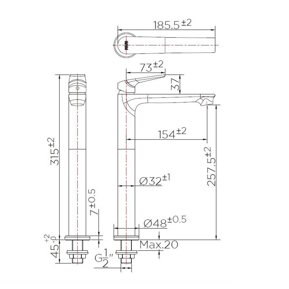 ก๊อกอ่างล้างหน้าเดี่ยว KF-51-611-50