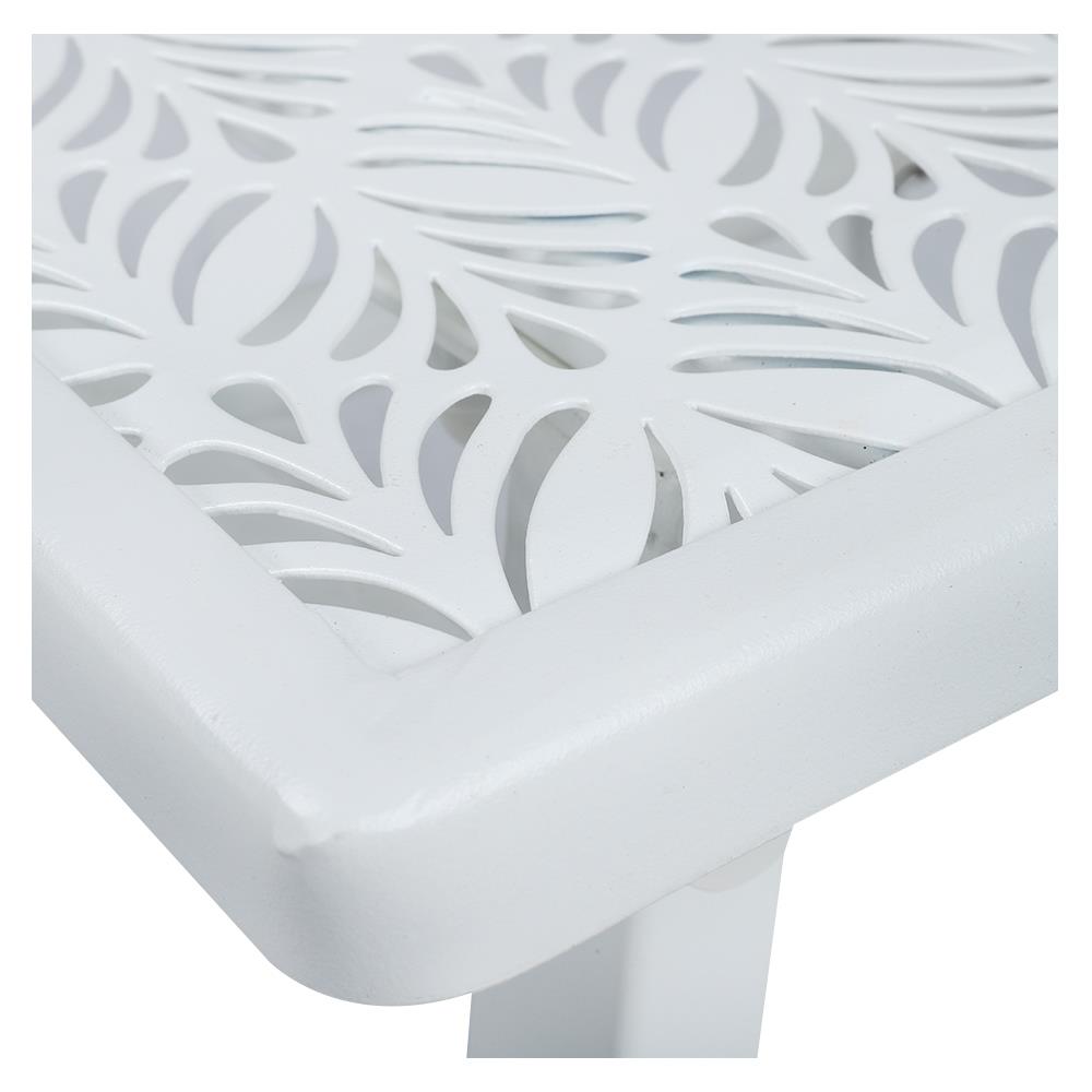 โต๊ะข้างเหล็ก SPRING FERORA 40 ซม. สีขาว