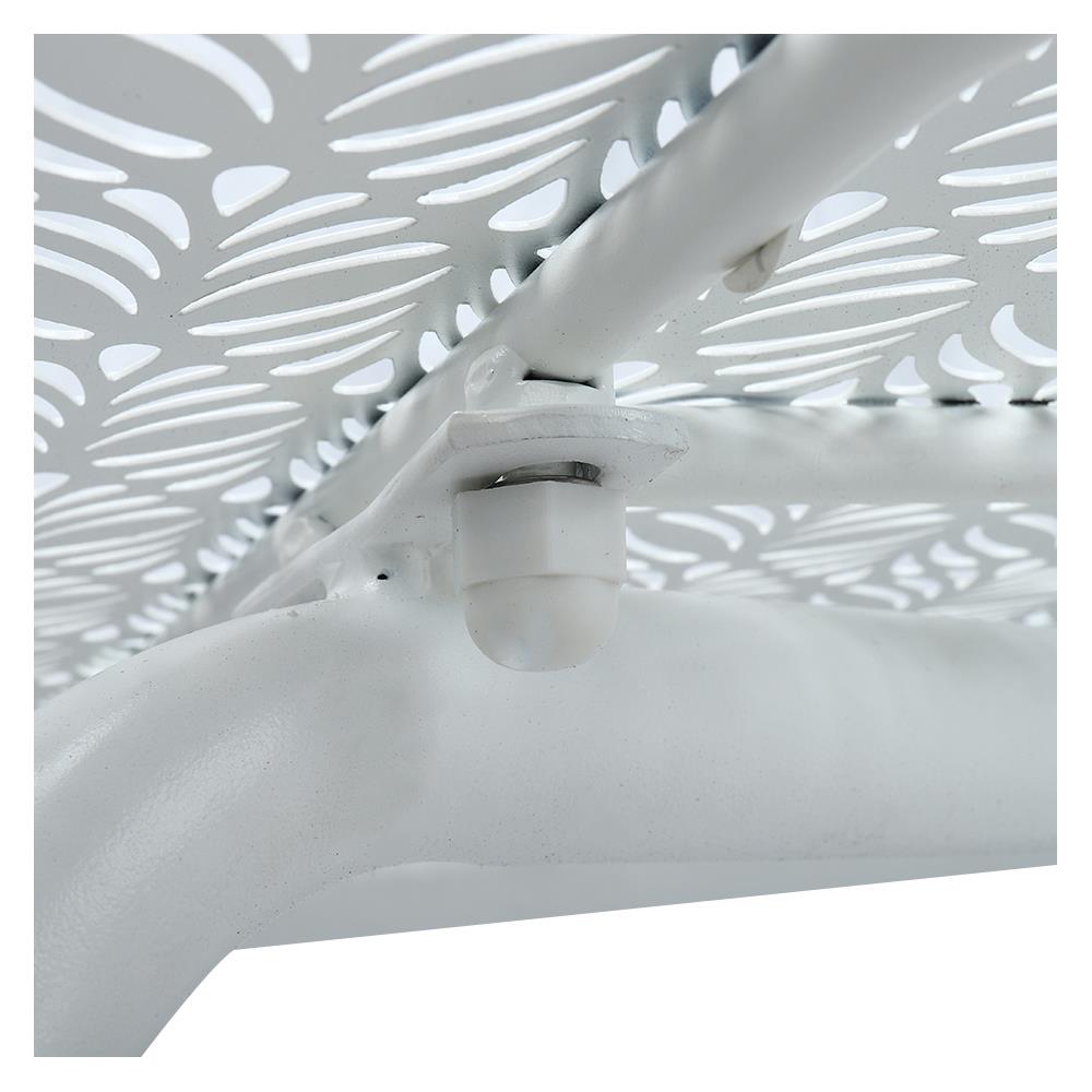 โต๊ะข้างเหล็ก SPRING FERORA 40 ซม. สีขาว