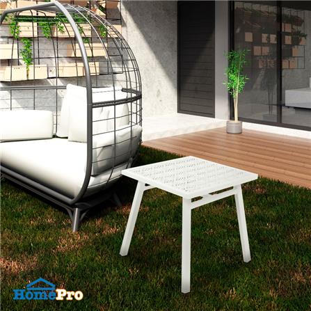 โต๊ะข้างเหล็ก SPRING FERORA 40 ซม. สีขาว_5