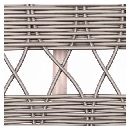 ม้านั่งสนามหวายเทียม SPRING WICKER สีเทา_3