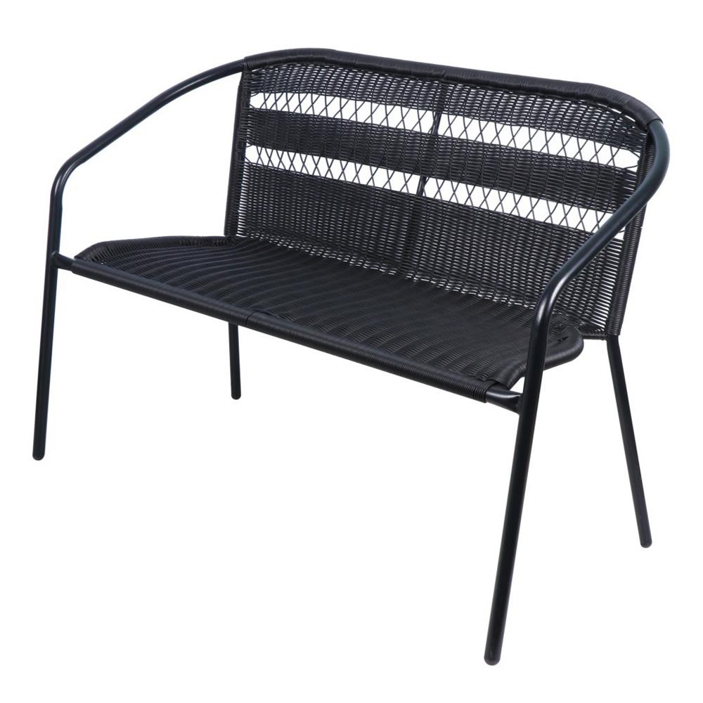 ม้านั่งสนามหวายเทียม SPRING CHOCO สีน้ำตาลเข้ม