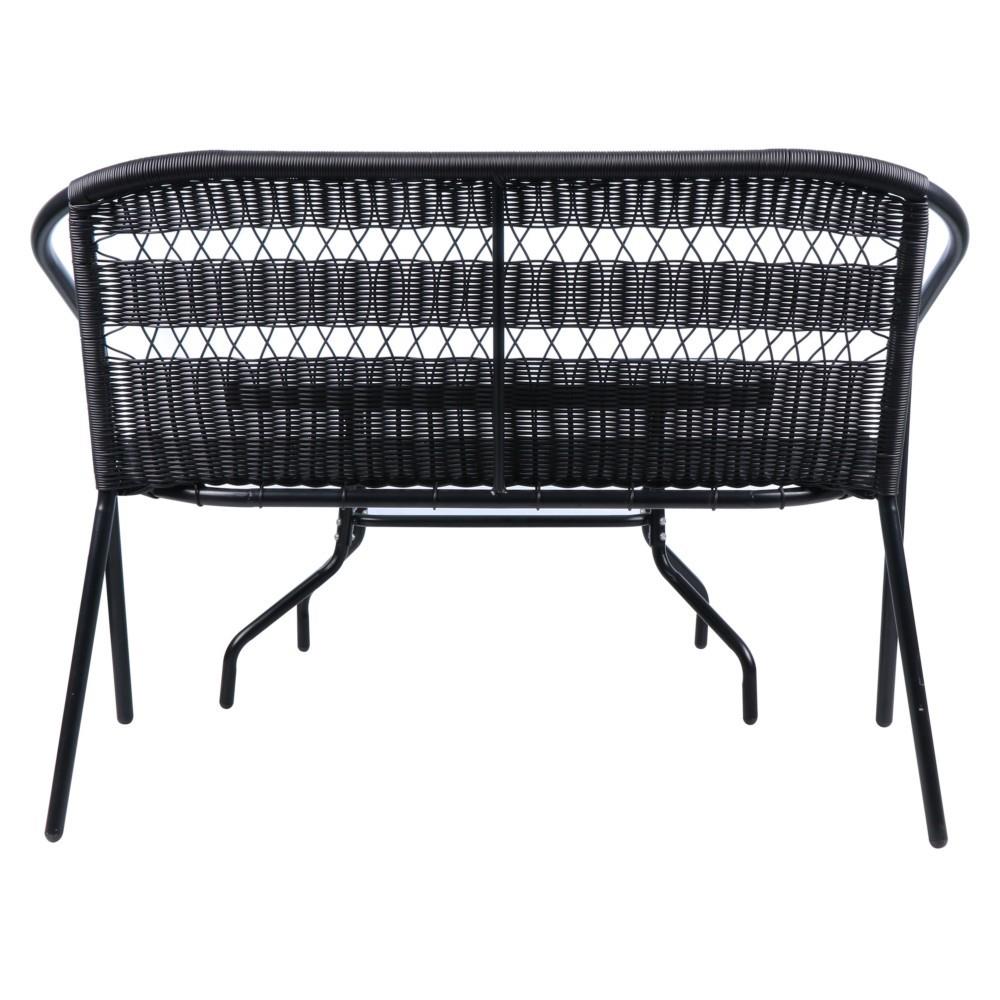 ม้านั่งสนามหวายเทียม SPRING CHOCO สีน้ำตาลเข้ม