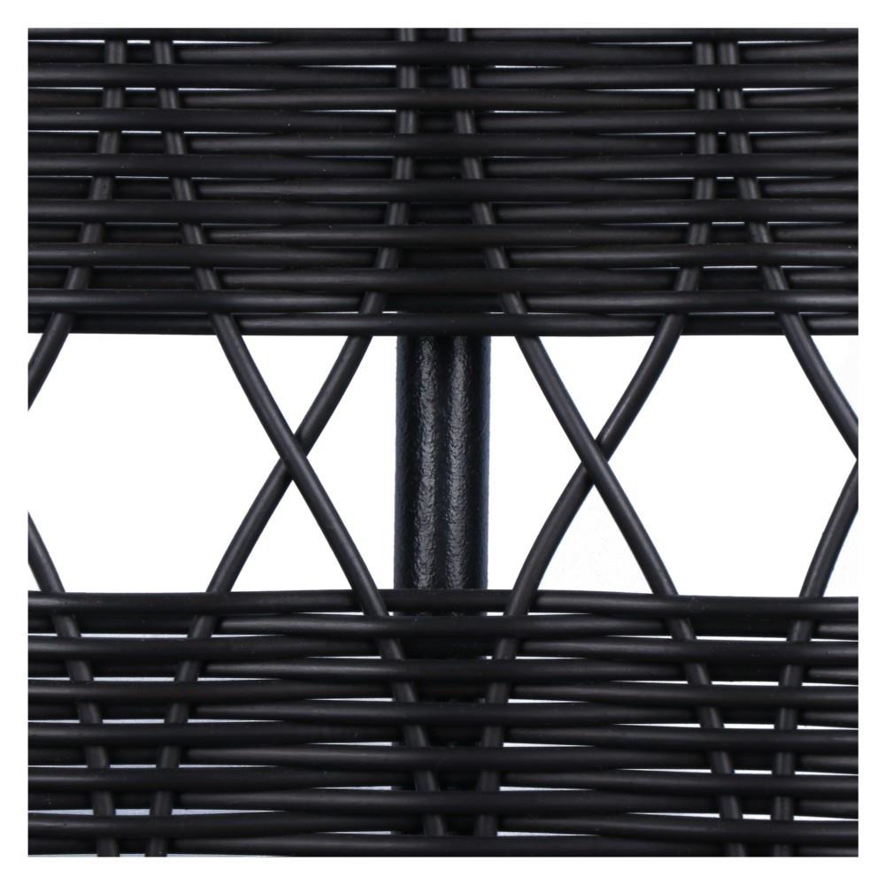 ม้านั่งสนามหวายเทียม SPRING CHOCO สีน้ำตาลเข้ม