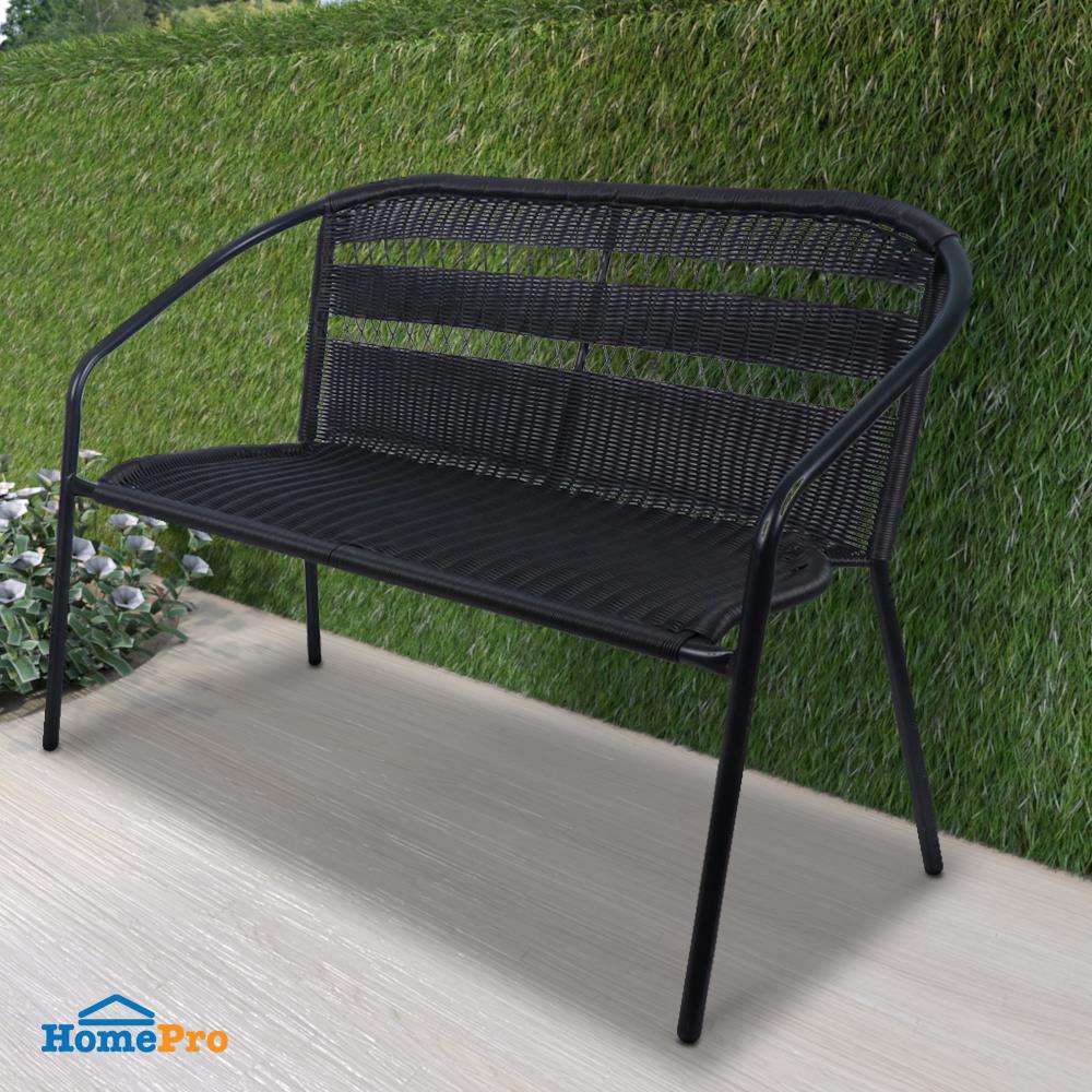 ม้านั่งสนามหวายเทียม SPRING CHOCO สีน้ำตาลเข้ม