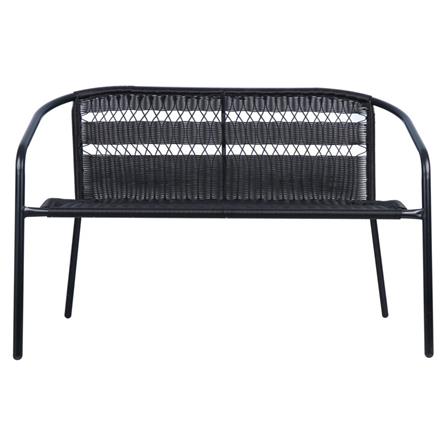 ม้านั่งสนามหวายเทียม SPRING CHOCO สีน้ำตาลเข้ม_1