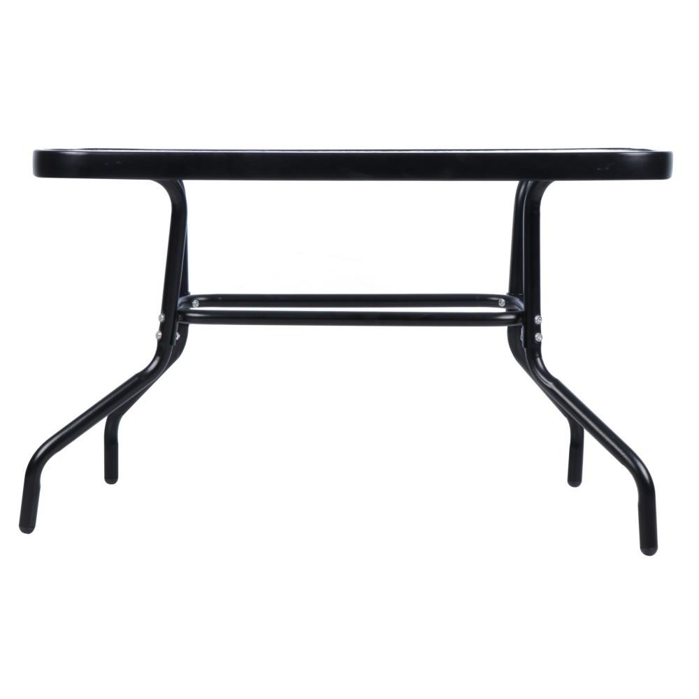 โต๊ะกลางเหล็ก SPRING CHOCO BLACK X สีดำ