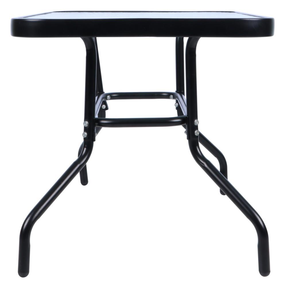 โต๊ะกลางเหล็ก SPRING CHOCO BLACK X สีดำ