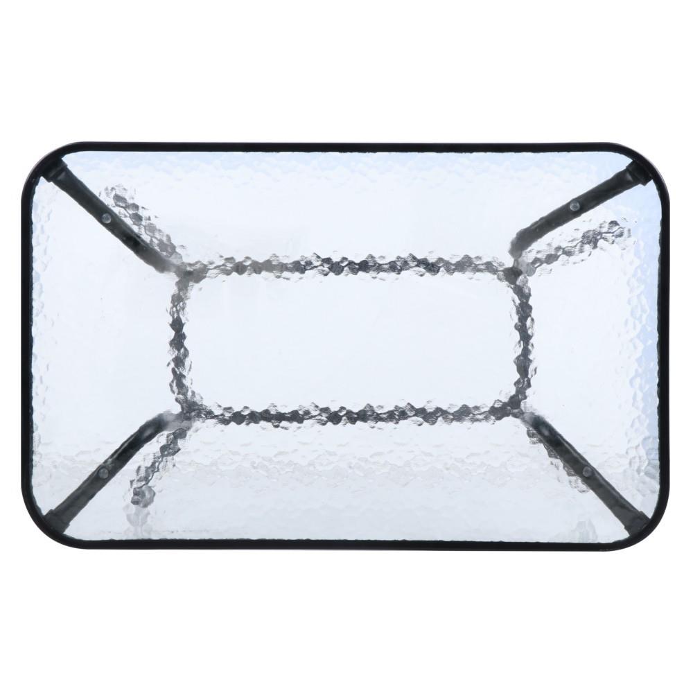 โต๊ะกลางเหล็ก SPRING CHOCO BLACK X สีดำ