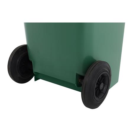 ถังขยะเหลี่ยม ฝาเปิด-ปิด มีล้อ ACCO 120L สีเขียว_4