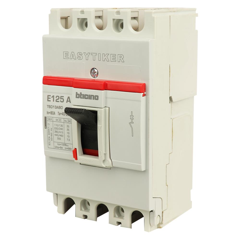 เมนเซอร์กิตเบรกเกอร์ 80 แอมป์ 3 เฟส BTICINO E125