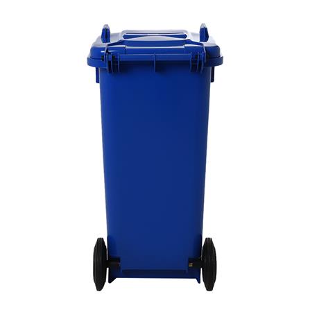 ถังขยะเหลี่ยม ฝาเปิด-ปิด มีล้อ ACCO 120L สีน้ำเงิน_3