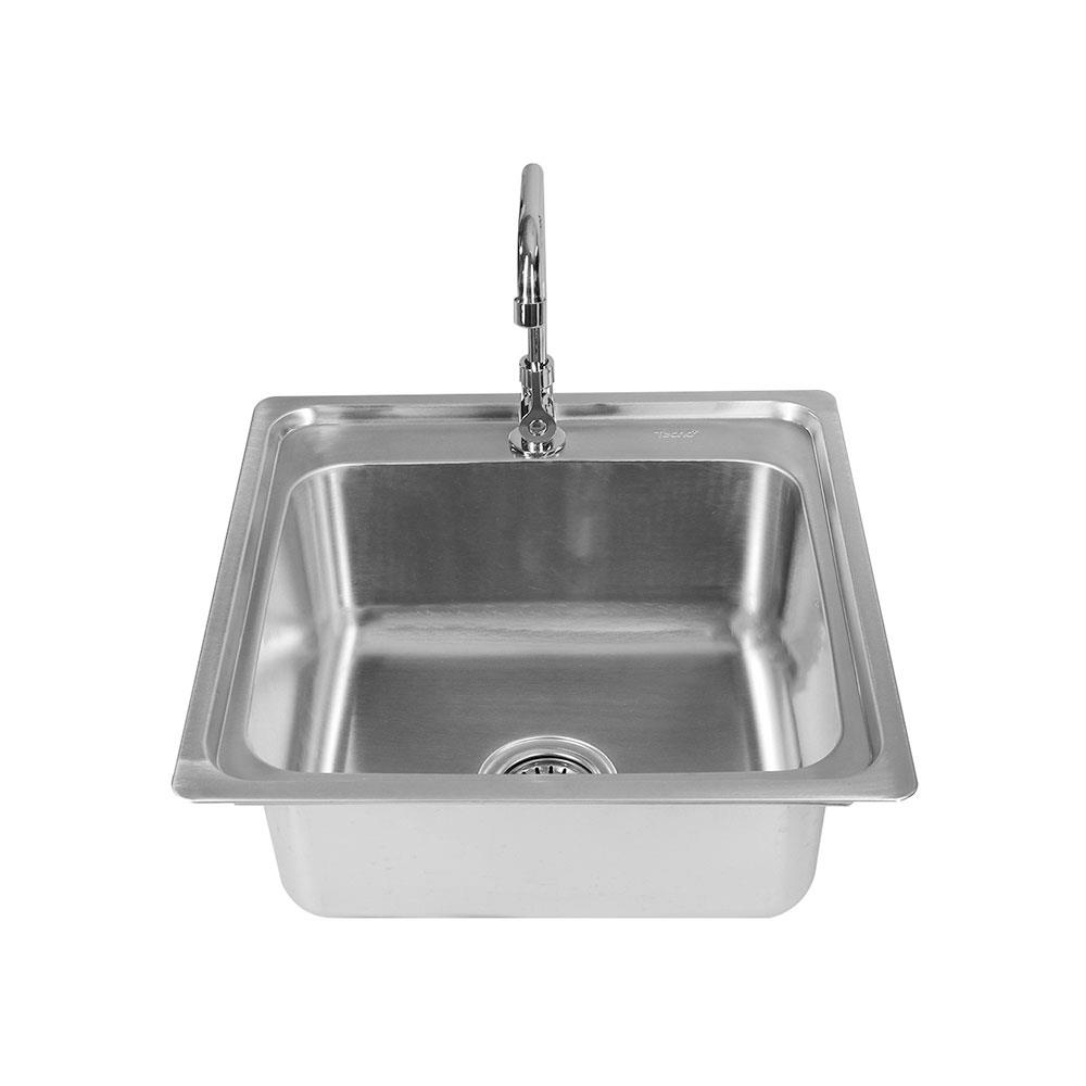 ซิงค์ฝัง 1 หลุม TECNOPLUS 505021 สเตนเลส