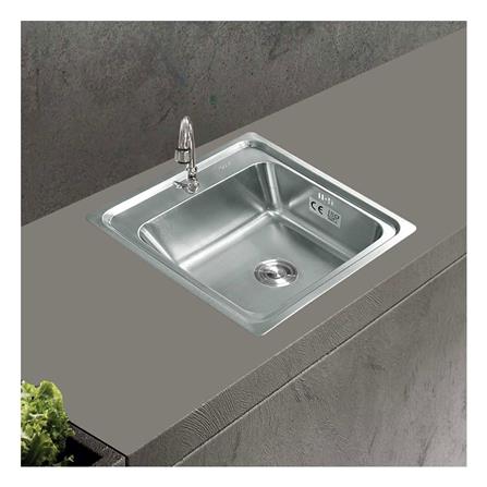 ซิงค์ฝัง 1 หลุม TECNOPLUS 505021 สเตนเลส_4