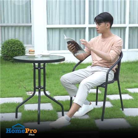 โต๊ะเหล็ก SPRING CHOCO BLACK X 60 ซม. สีดำ_7