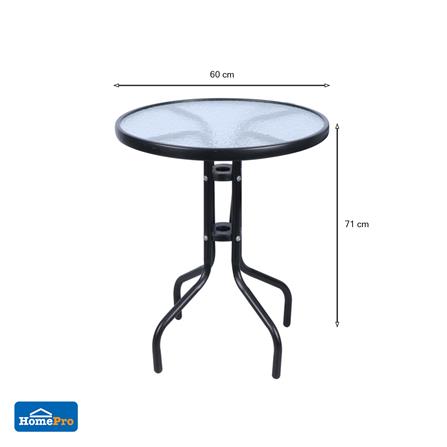 โต๊ะเหล็ก SPRING CHOCO BLACK X 60 ซม. สีดำ_8