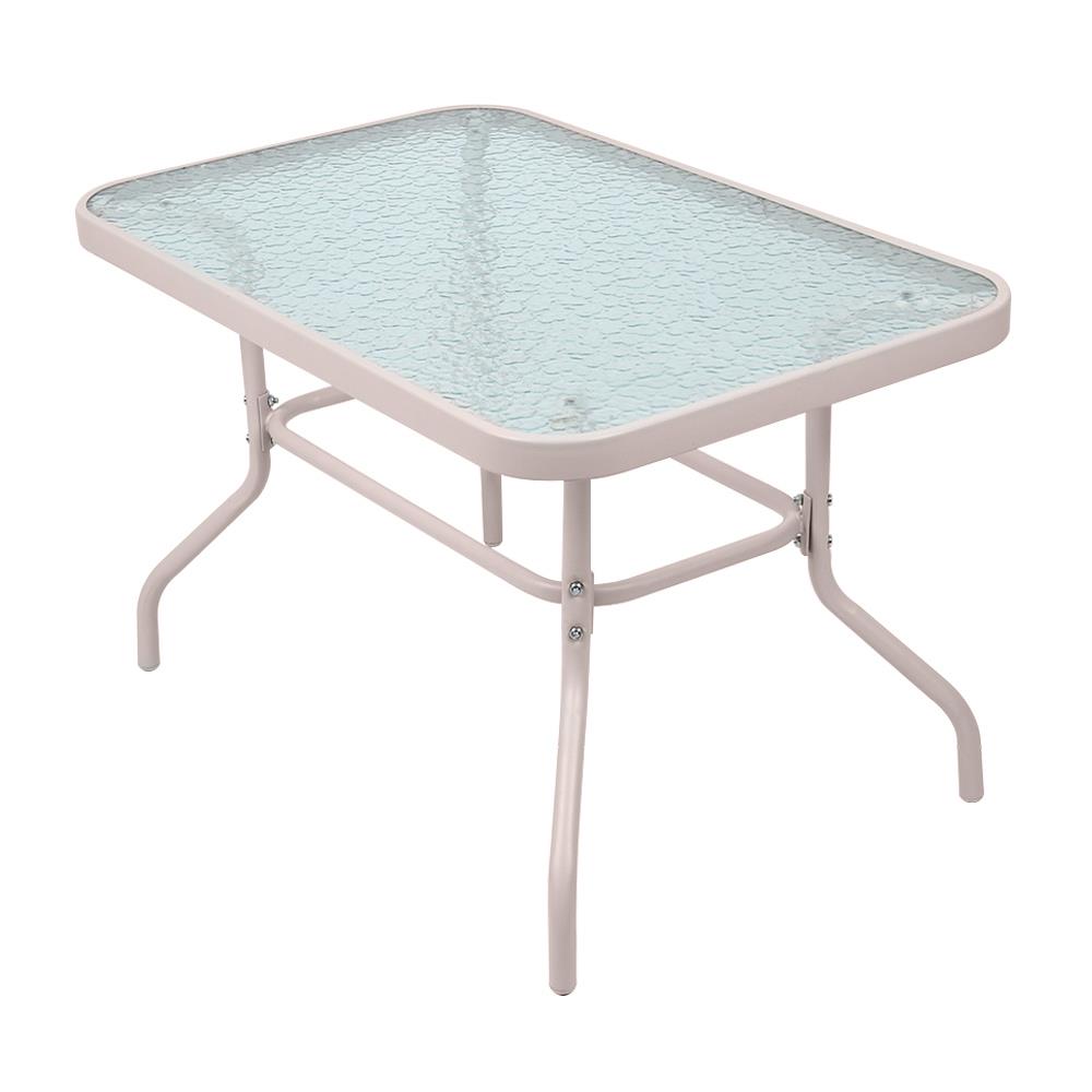 โต๊ะกลางเหล็ก SPRING WICKER 80 ซม. สีเทา