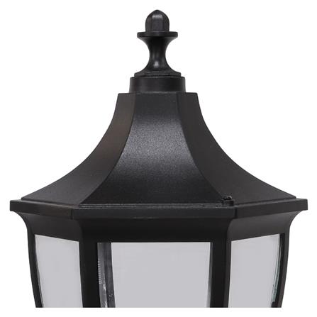 ไฟหัวเสา LM6001 LIGHT MOS อะลูมิเนียม/แก้ว คลาสสิก สีดำ_1