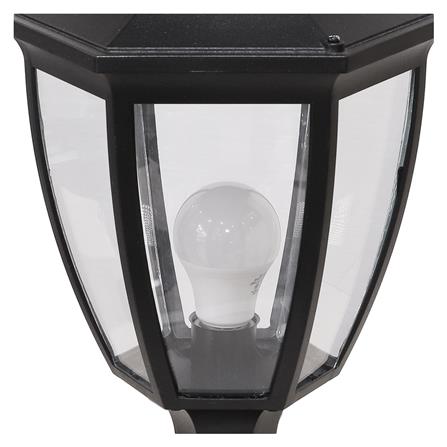 ไฟหัวเสา LM6001 LIGHT MOS อะลูมิเนียม/แก้ว คลาสสิก สีดำ_3