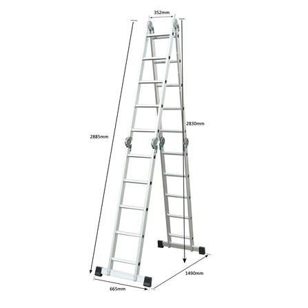 บันไดอเนกประสงค์ปรับแบบ MATALL R14205 20 ขั้น_5