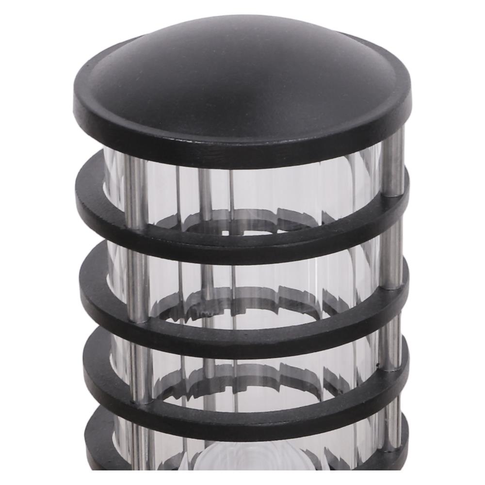 ไฟหัวเสา LM6004 LIGHT MOS อะลูมิเนียม/แก้ว คลาสสิก สีดำ