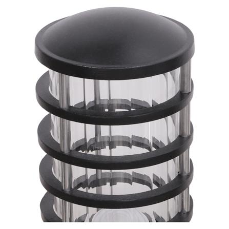 ไฟหัวเสา LM6004 LIGHT MOS อะลูมิเนียม/แก้ว คลาสสิก สีดำ_1