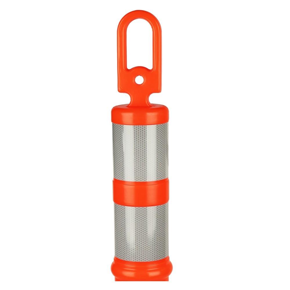 เสาจราจร มีฐาน RIGHT 115CM สีส้ม