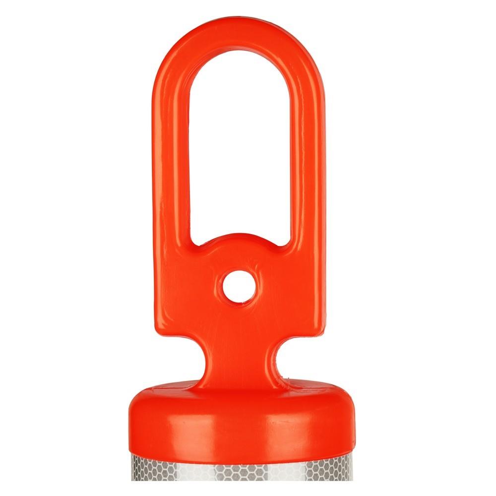 เสาจราจร มีฐาน RIGHT 115CM สีส้ม