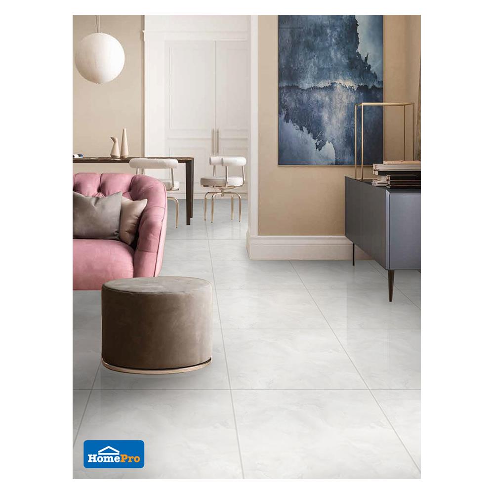 กระเบื้องพื้น 50x50 ซม. ไรอัน ขาว