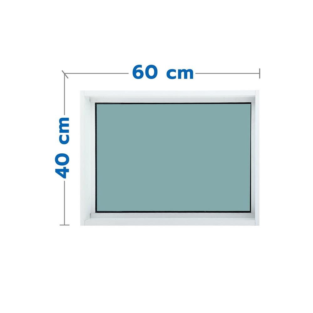 ช่องแสง อะลูมิเนียม LYNN PRIME 60x40 ซม. สีขาว