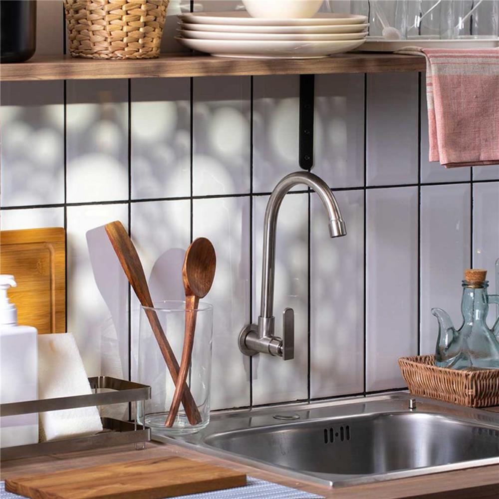 ก๊อกซิงค์เดี่ยวผนัง RASLAND RA 3042233 สเตนเลส